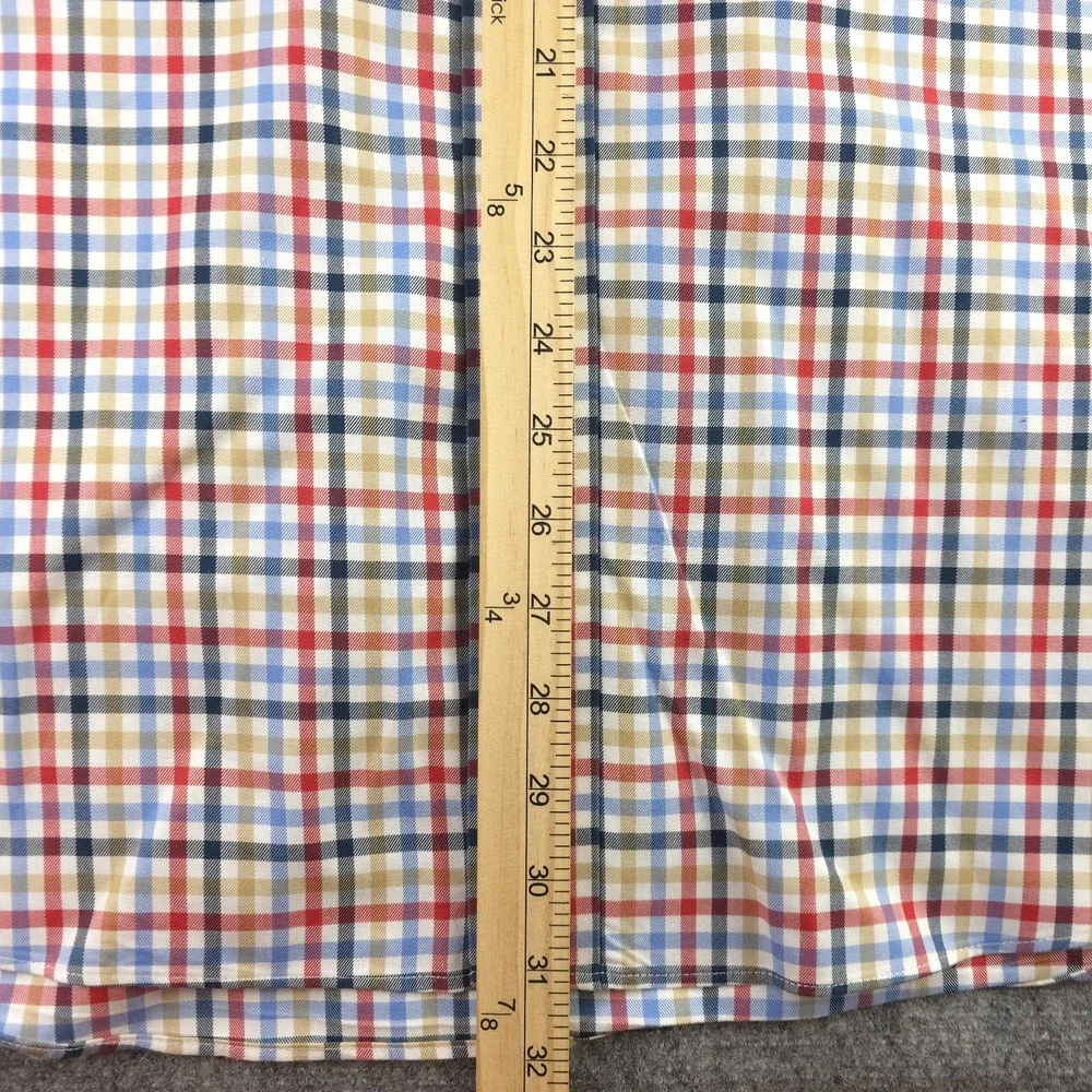 Duluth Shirt Large Long Sleeve Button Down Multicolor Plaid‎ Cotton Pocket